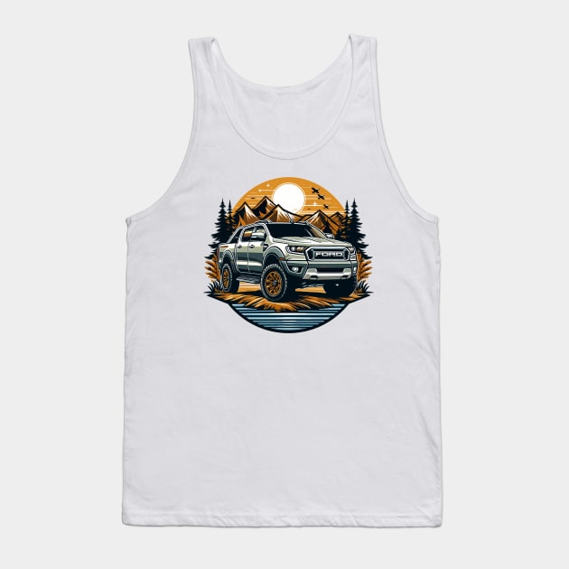 Ford Ranger Tank Top by Vehicles-Art